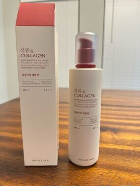 THE FACE SHOP Collagen & Pomegranate Volume Lifting Emulsion | K-Beauty - 140mL